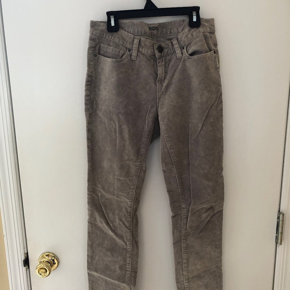 Cropped, Corduroy Pants